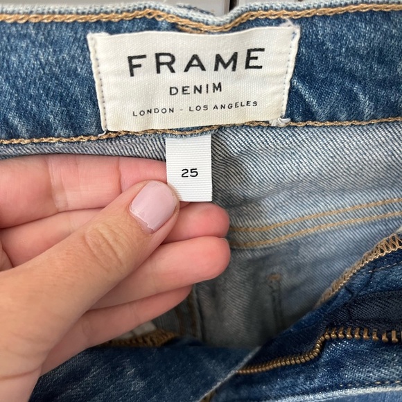 Frame Denim Le Sylvie Crop Size 25 - Picture 3 of 8